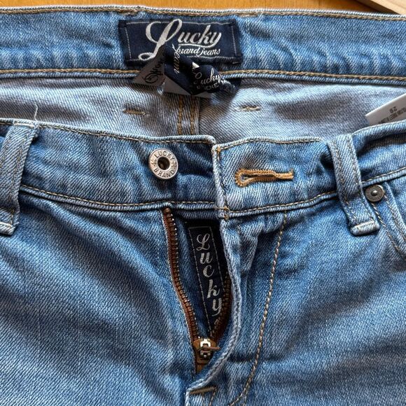 LUCKY BRAND NEAPOLITAN SWEET N LOW FLARE JEANS LOW RISE LIGHT WASH SIZE 8 SHORT - Picture 9 of 13